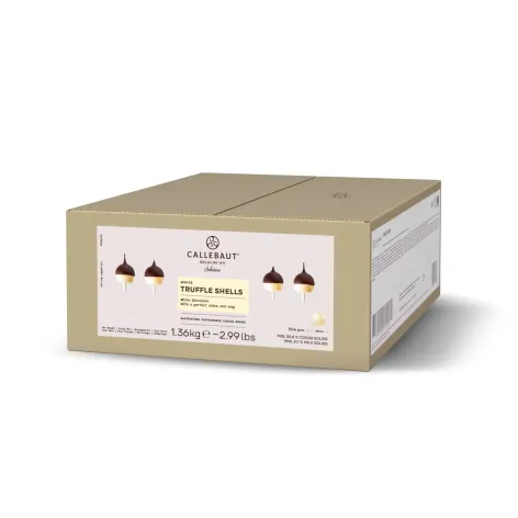Callebaut White Chocolate Truffle Shells